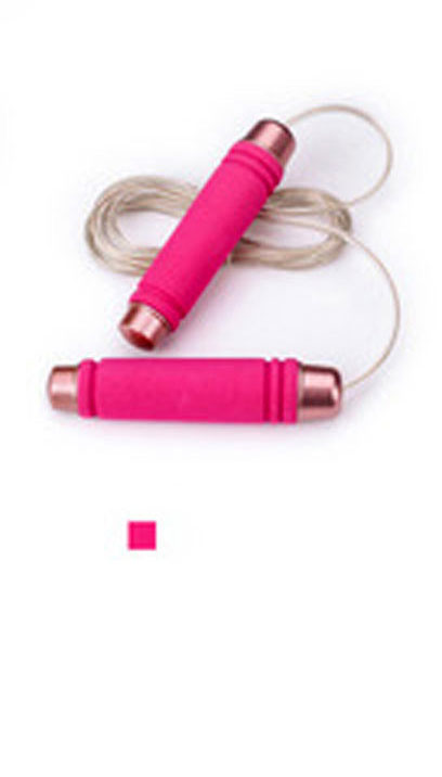 Rope Skipping Elastic Sponge Handle Skip Rope High-end Metal Bearing Skipping