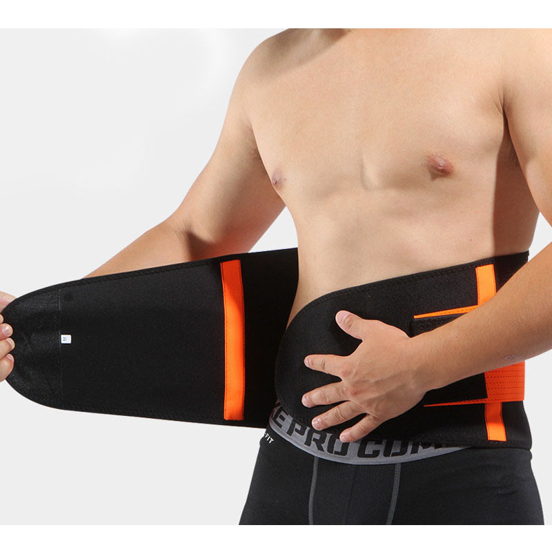 Waist Belt Back Waist Trimmer Belt Gym Train Waist Protector Sports Muscle Compression Body Shaper