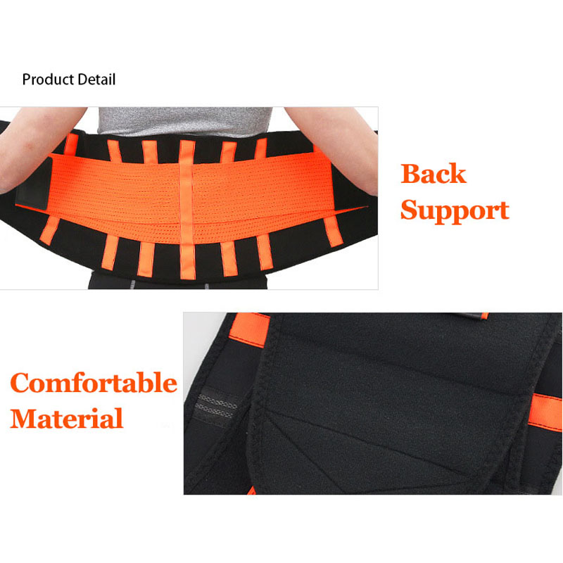 Waist Belt Back Waist Trimmer Belt Gym Train Waist Protector Sports Muscle Compression Body Shaper