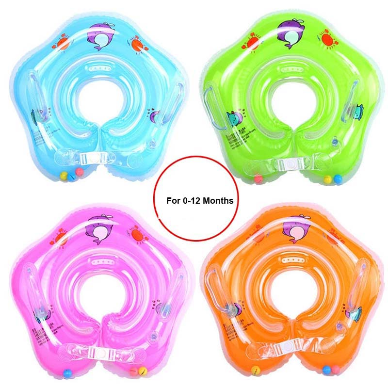 New Swimming Baby Neck Ring Tube Safety Infant Float Circle