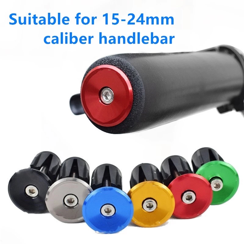 1 Pair Bicycle Grips Handle Bar Ends Cap BMX MTB Handlebar Plugs Bicycle Handlebar