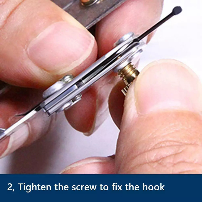 New Semi Automatic Fishing Hooks Line Tier Machine Portable Stainless Steel Fish Hook
