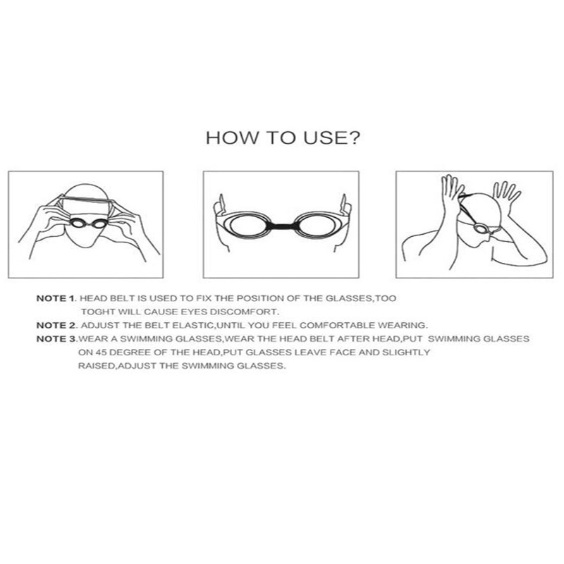 Professional Swim Glasses Anti-fog Uv Hd Waterproof Adult Swimming Goggles For Men Women Eyewear
