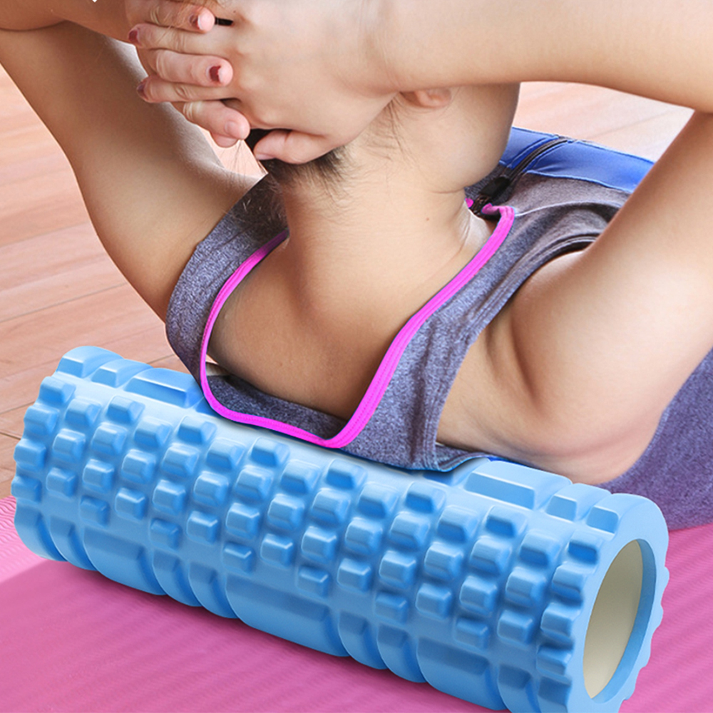 New Yoga Column Gym Fitness Foam Roller Pilates Yoga Exercise Back Muscle Massage Roller