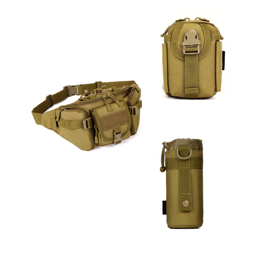 Outdoor Camping Mountaineering Bag Waterproof Hiking Fishing Sport Combination Waist Bags