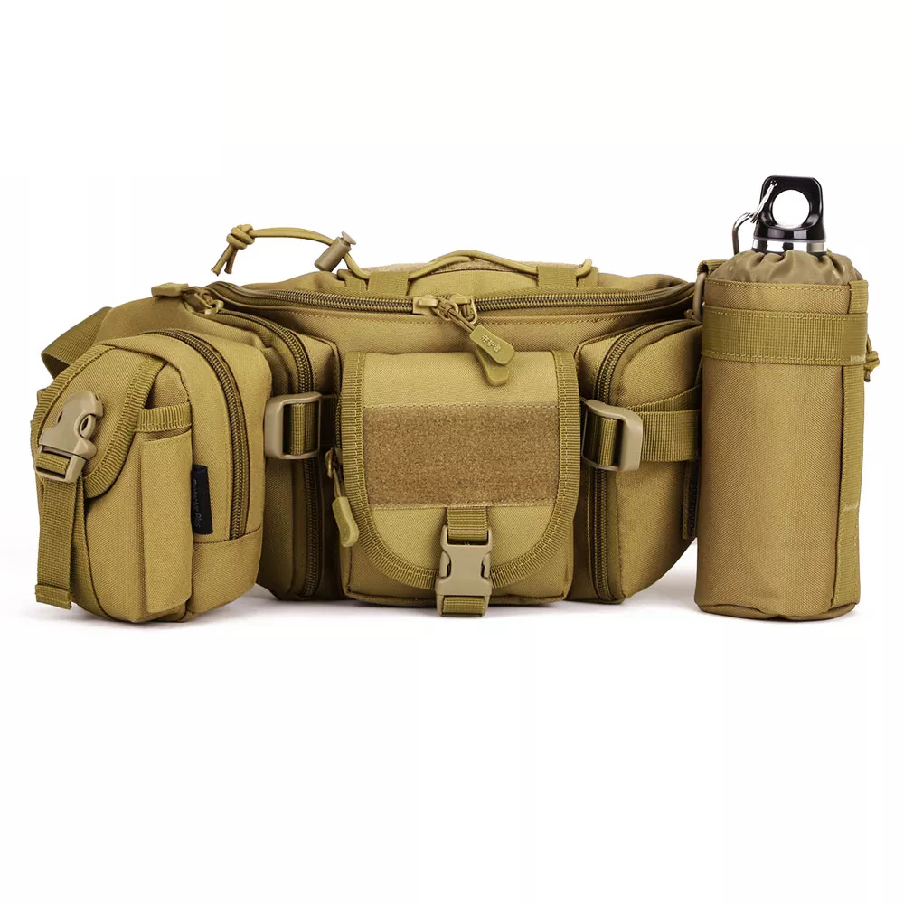 Outdoor Camping Mountaineering Bag Waterproof Hiking Fishing Sport Combination Waist Bags