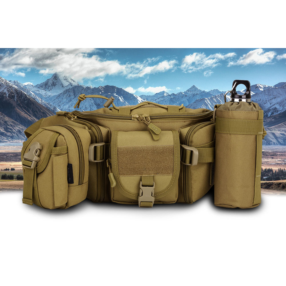 Outdoor Camping Mountaineering Bag Waterproof Hiking Fishing Sport Combination Waist Bags