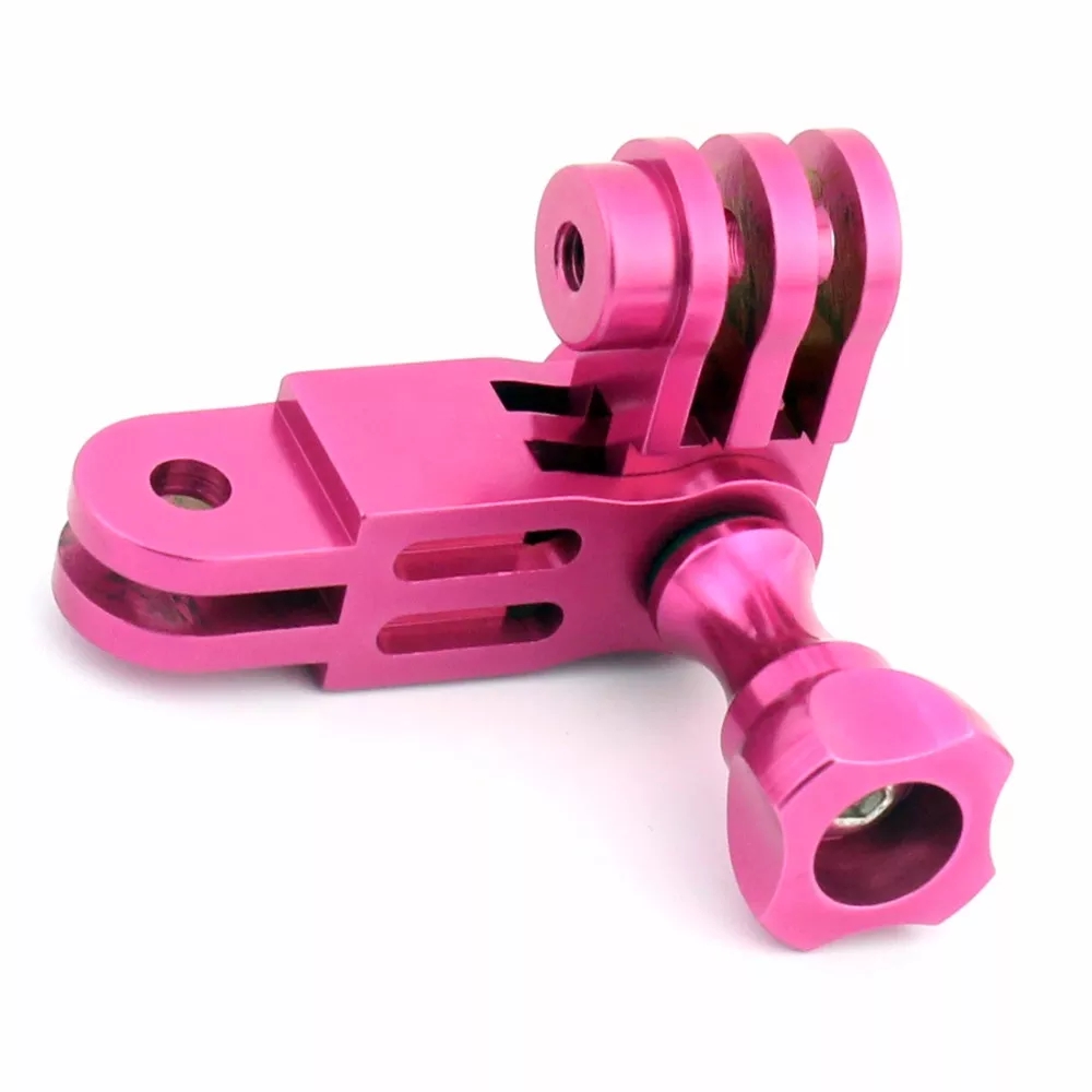 Outdoor CNC Aluminum Three-Way Pivot Arm Mount Adapter for Camera