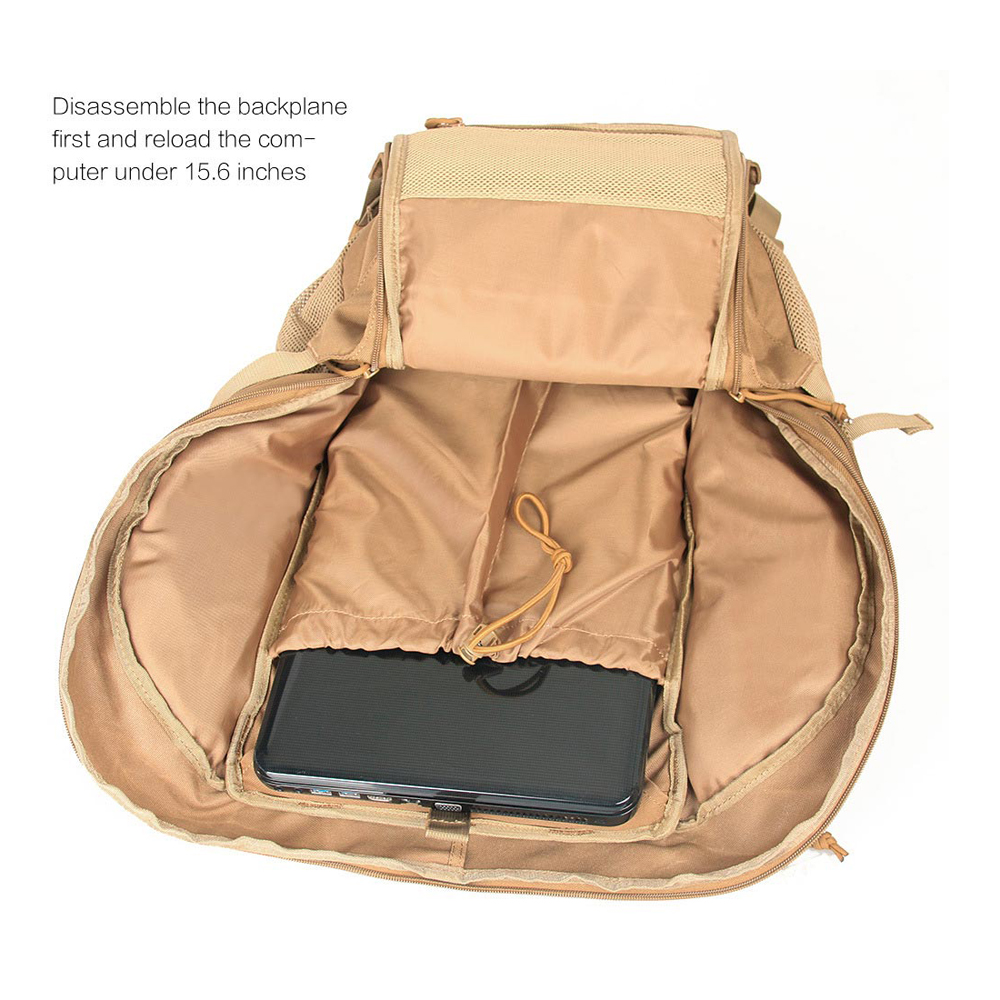 1000D Outdoor Sport Climbing Mountaineering Backpack Camping Hiking Trekking Rucksack Travel Waterproof Bag