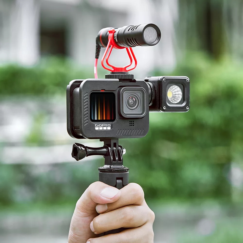 New Outdoor CNC Aluminum Protective Frame for GoPro Hero 9 Black Protector Case