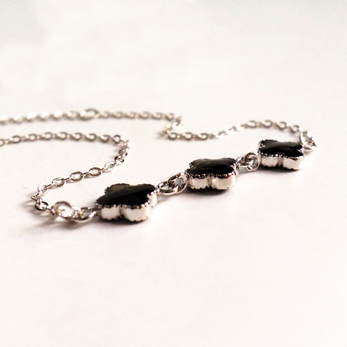 Sterling Silver Clover Silver Bracelet Women Fashion Fine High Quality Jewelry European Style