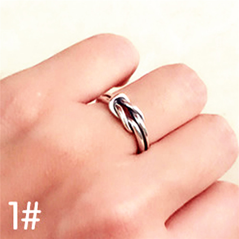 New Retro Ring Silver Oxide Unisex Vintage Fashion Couple ring Jewelry Gift