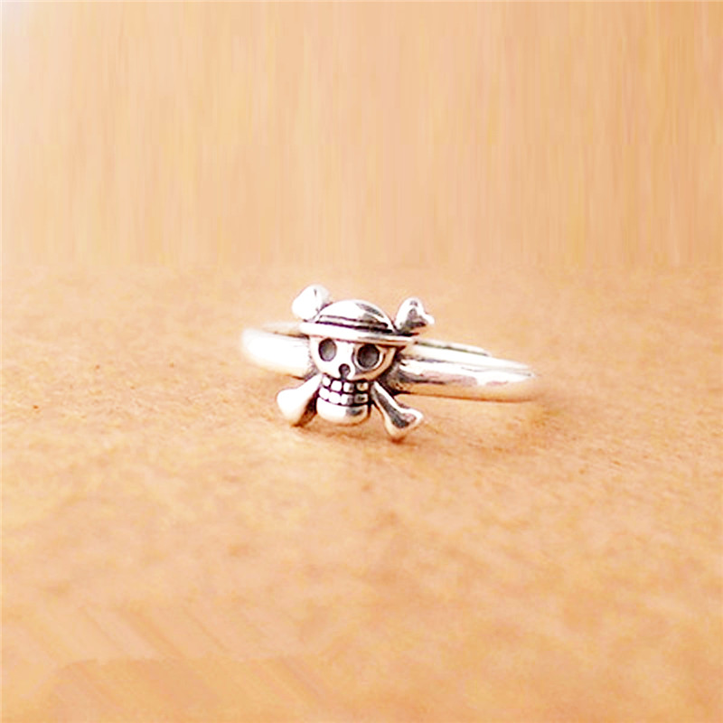 Skeleton 925 Sterling Silver Opening Adjustable Rings for Women Man Sterling Silver Jewelry