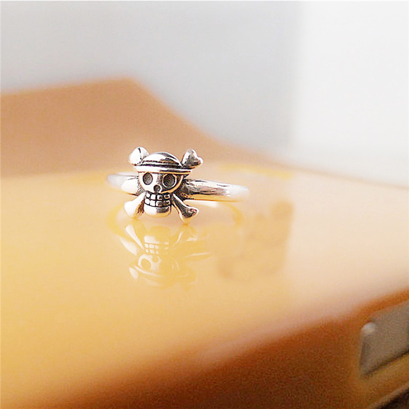 Skeleton 925 Sterling Silver Opening Adjustable Rings for Women Man Sterling Silver Jewelry