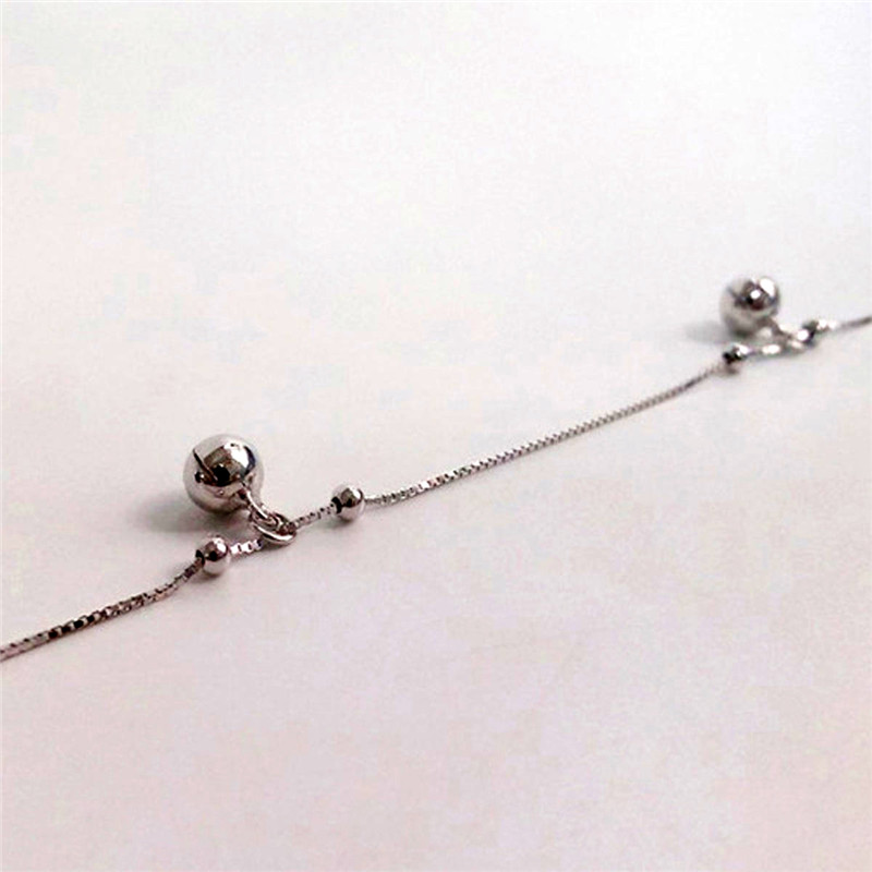 Women's Silver Bells Pendant Anklet Bracelet Charm Beach Foot Jewelry