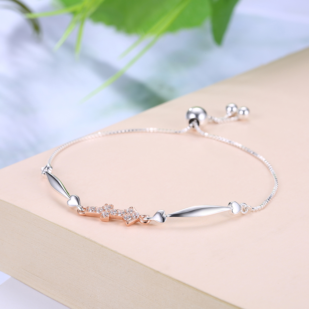 925 Sterling Silver 12 Constellation Bracelet Sagittarius Fashion Trend Bracelets