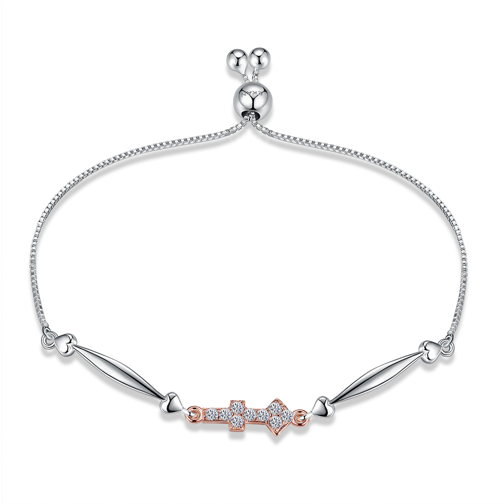 925 Sterling Silver 12 Constellation Bracelet Sagittarius Fashion Trend Bracelets