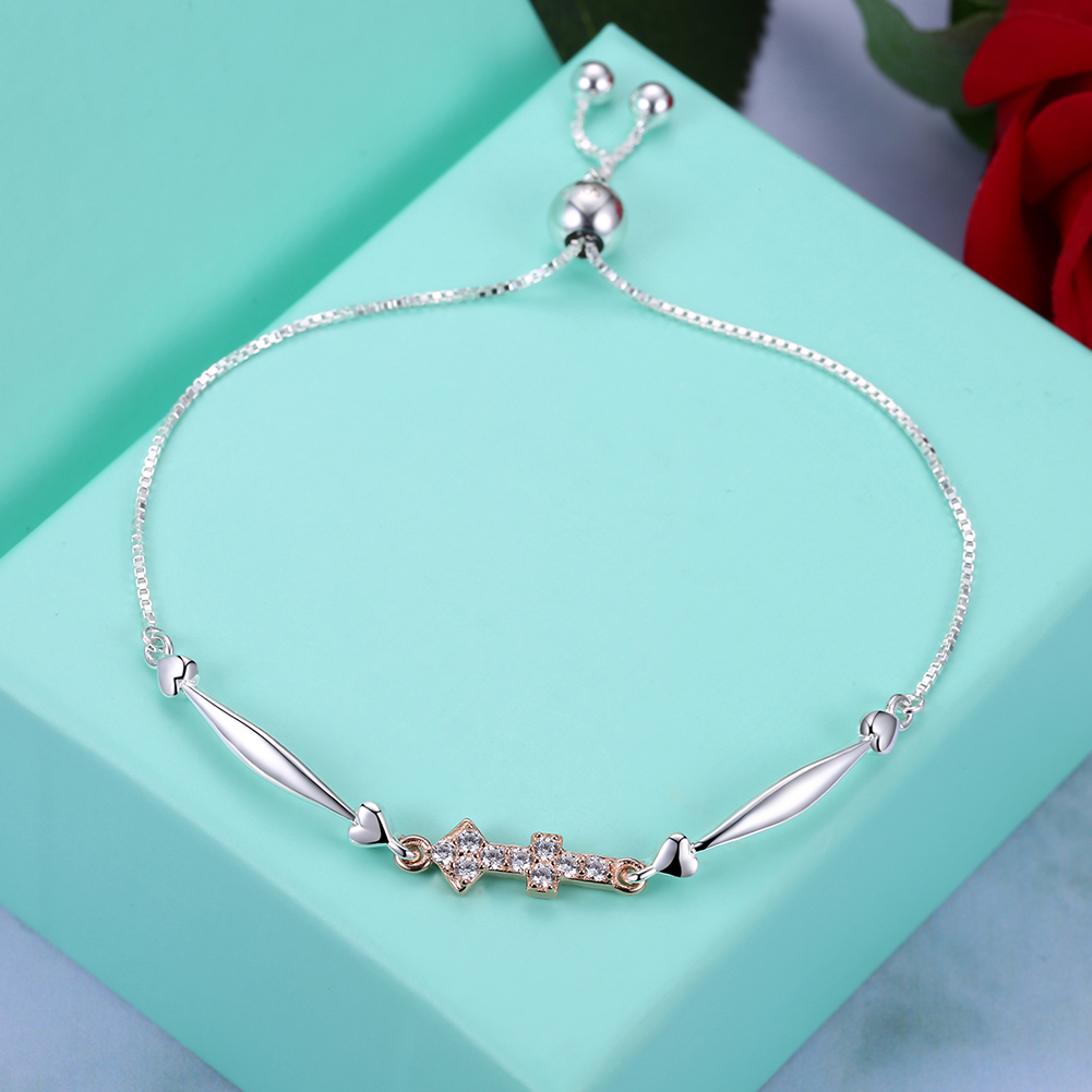 925 Sterling Silver 12 Constellation Bracelet Sagittarius Fashion Trend Bracelets