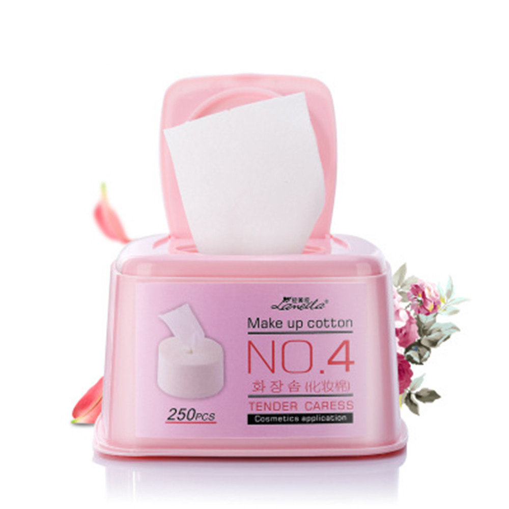 250PCS Soft Face Makeup Cosmetic Cotton Eye Nail Removing Cotton Pads Lint Free