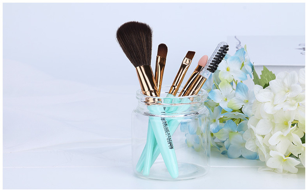 5 PCS Professional Beauty Cosmetic Bag Set Make-up Brush Tools