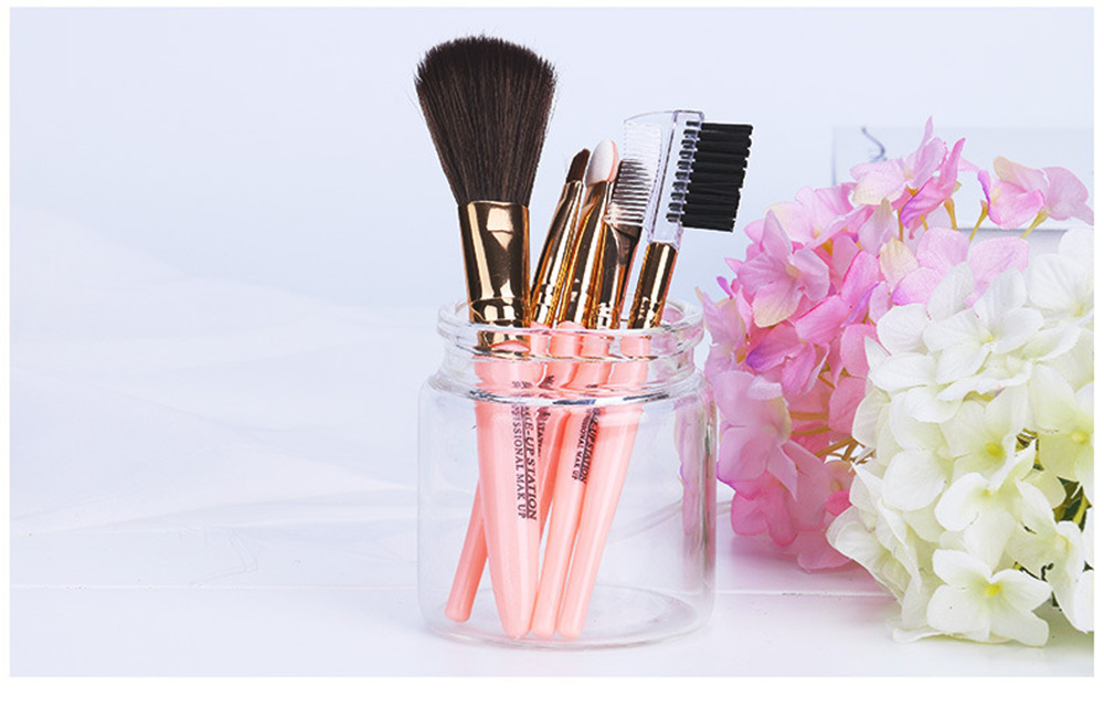 5 PCS Professional Beauty Cosmetic Bag Set Make-up Brush Tools