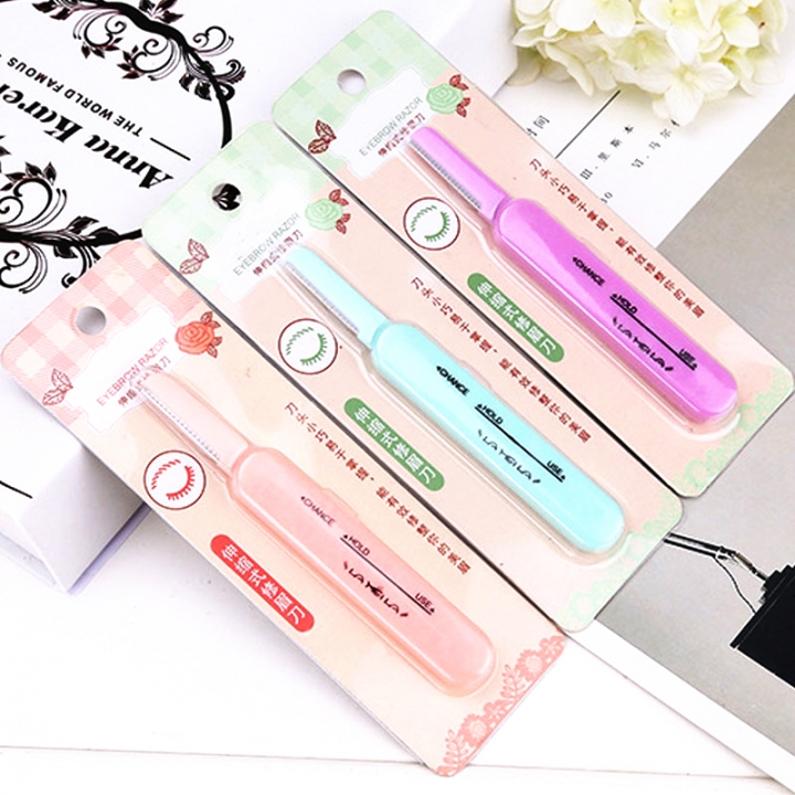 1PC Safety Stainless Steel Face Hair Removal Tool Eyebrow Trimmer Shaver Blade Knife Makeup Razors