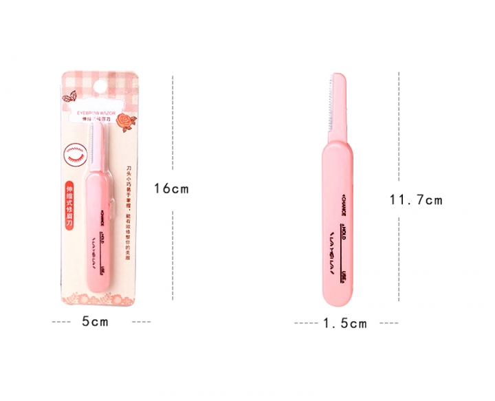1PC Safety Stainless Steel Face Hair Removal Tool Eyebrow Trimmer Shaver Blade Knife Makeup Razors
