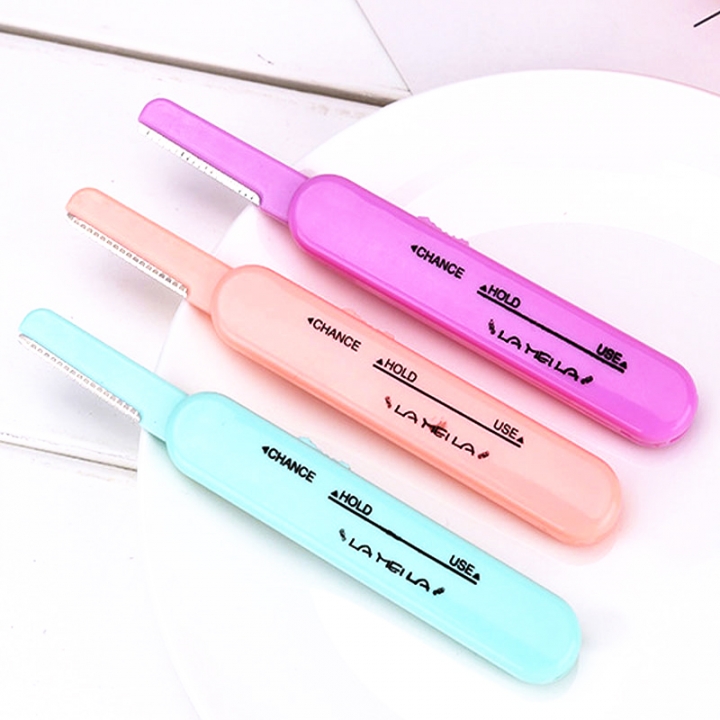 1PC Safety Stainless Steel Face Hair Removal Tool Eyebrow Trimmer Shaver Blade Knife Makeup Razors