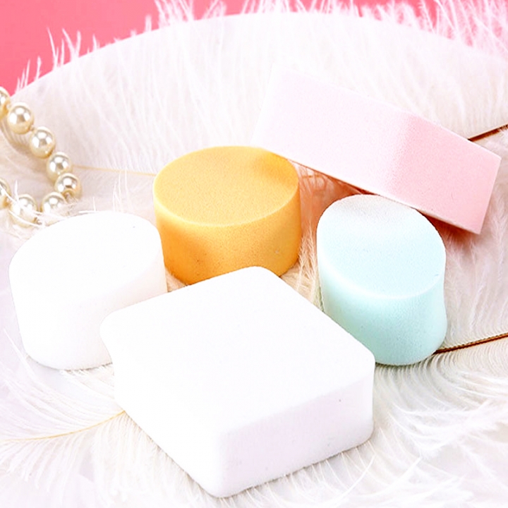 5pcs Fashion Soft Wet and Dry Makeup Sponge Smooth Powder Puff Women Gift
