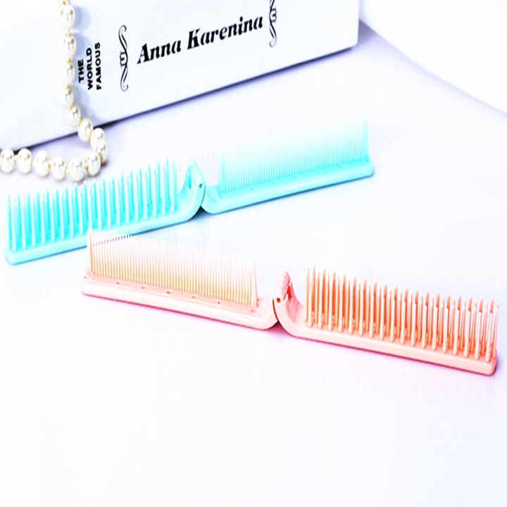 1PC Portable Travel Hair Comb Foldable Massage Hair Comb Styling Kits Folding Hair Combs