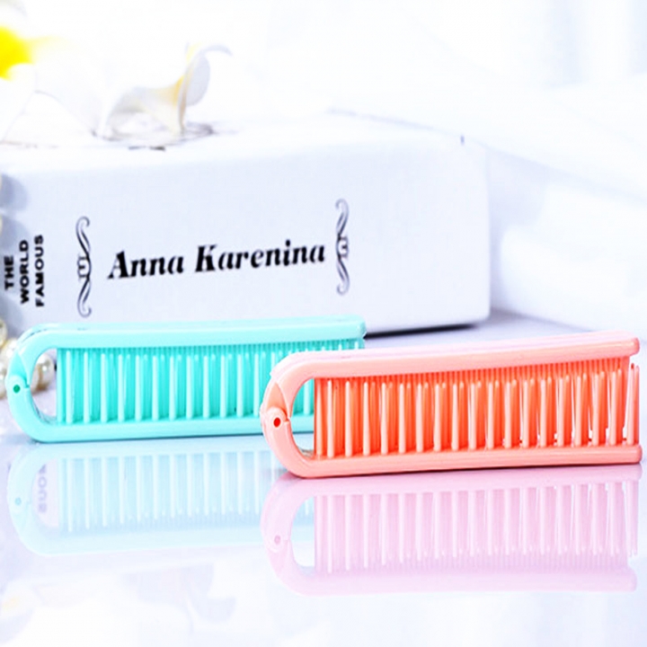 1PC Portable Travel Hair Comb Foldable Massage Hair Comb Styling Kits Folding Hair Combs