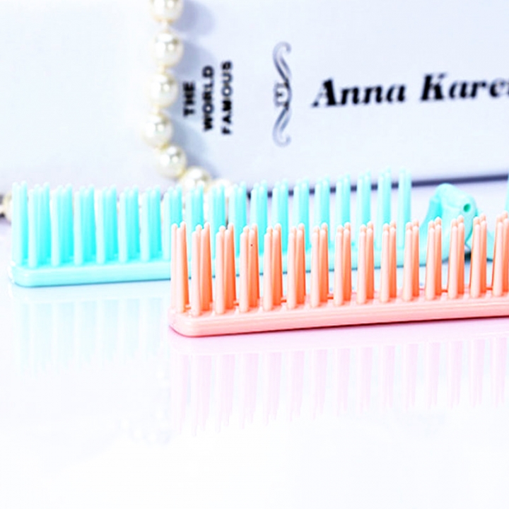 1PC Portable Travel Hair Comb Foldable Massage Hair Comb Styling Kits Folding Hair Combs