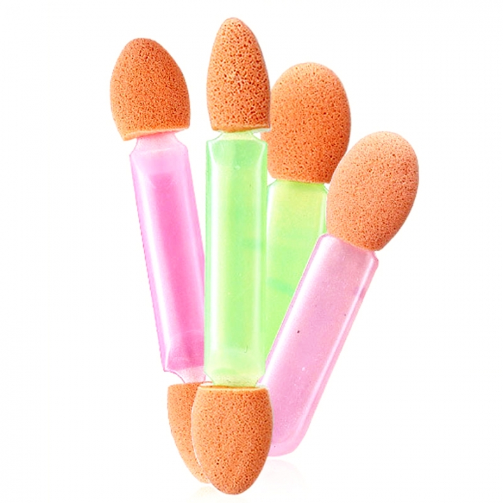Disposable Double Ended Sponge EyeShadow Brushes Oval Applicator Makeup Tools