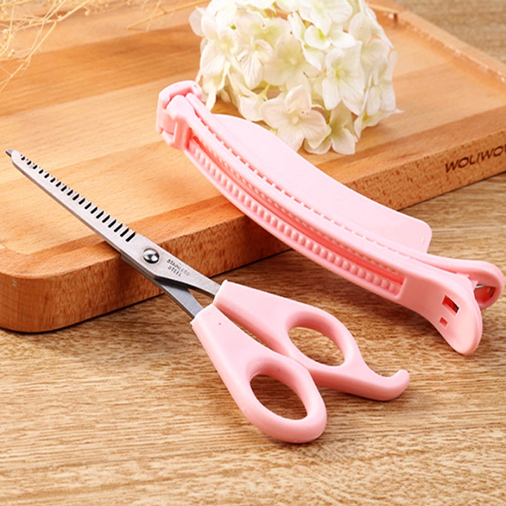 2PCS Kit Home DIY Hair Cutting Scissors Hairdressing Scissors Bangs Scissors Personal Hair Tools