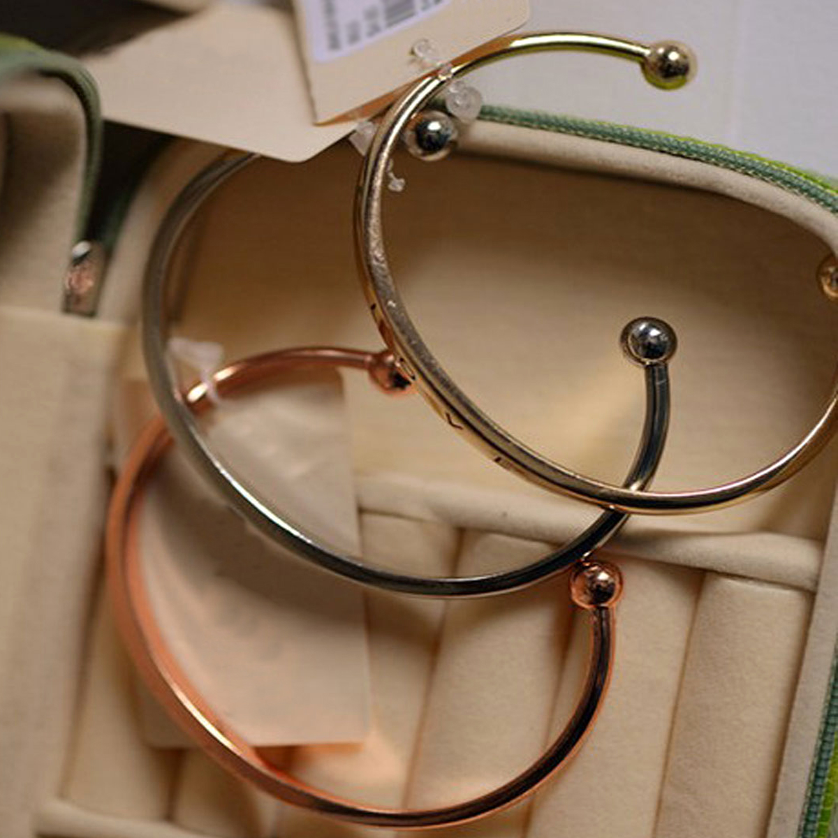 2PCS Fashion Hot Women Gold/Silver Plated LOVE Bracelet  Stainless Steel Cuff Bangle