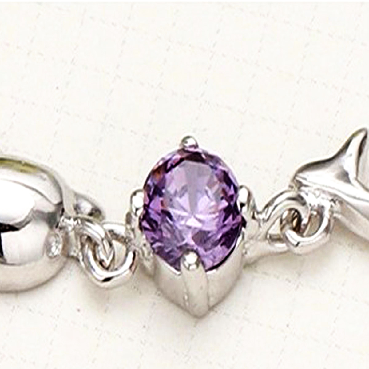 2017 Chic Design Silver Color Strass Bracelets for Women Natural Crystal Dolphin Chains Bracelets