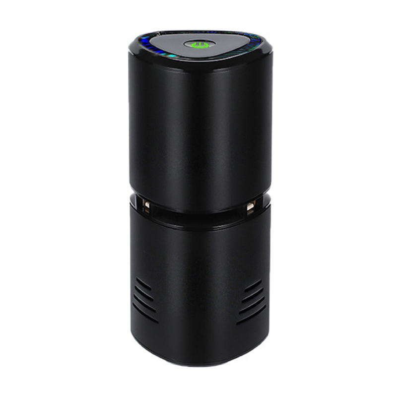 ouchuangbo Car air purifier portable negative ion purifier dual USB car home office air freshener