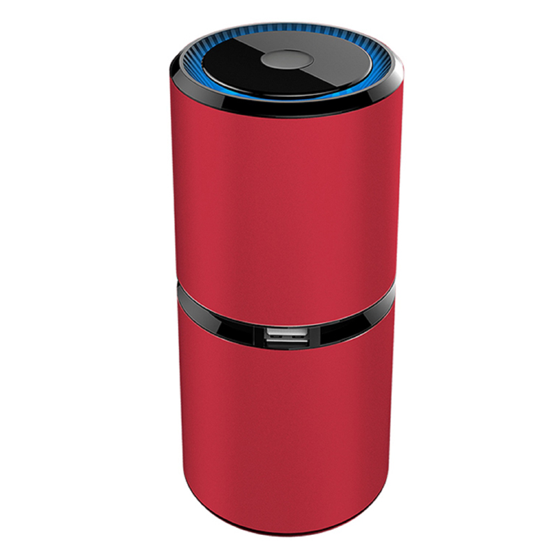 ouchuangbo Mini car air purifier portable anion purifier USB car borne home office air freshener