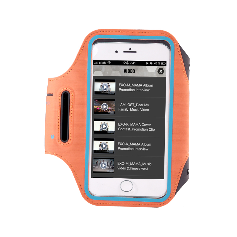 outdoor movement The New Ultra thin armband runningMobile phone Arm pack Can be touched screen