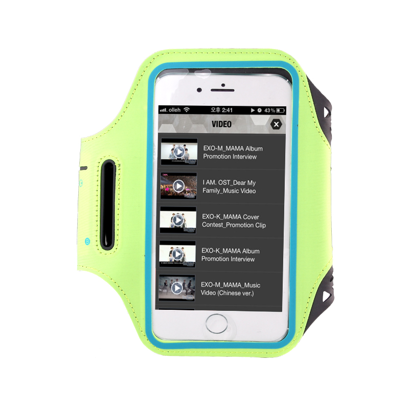 outdoor movement The New Ultra thin armband runningMobile phone Arm pack Can be touched screen