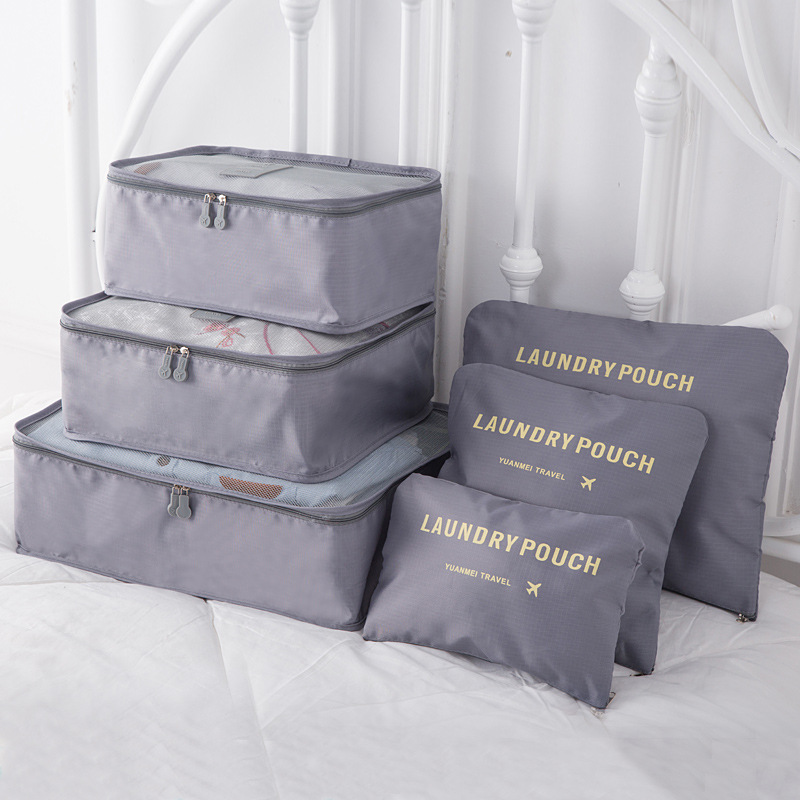 Outdoor Travel Incorporated Bag Set Clothing Baggage Sort Out Package Tourism Six Sets