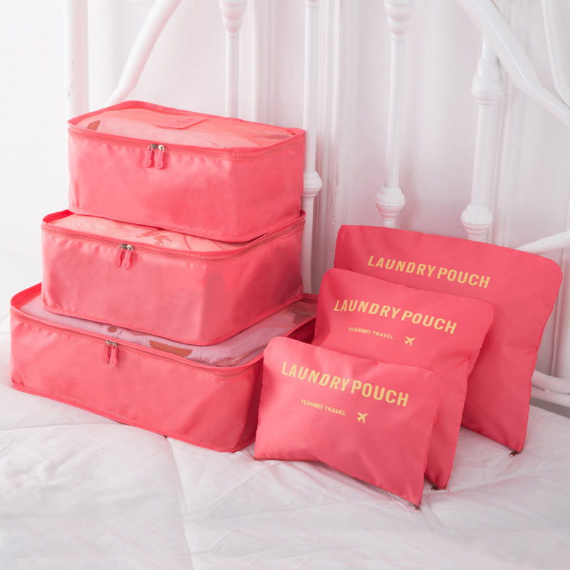 Outdoor Travel Incorporated Bag Set Clothing Baggage Sort Out Package Tourism Six Sets