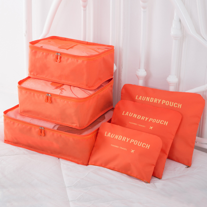 Outdoor Travel Incorporated Bag Set Clothing Baggage Sort Out Package Tourism Six Sets