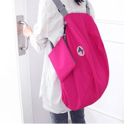 fold Female Double backpack package carry Convenience outdoor travel package