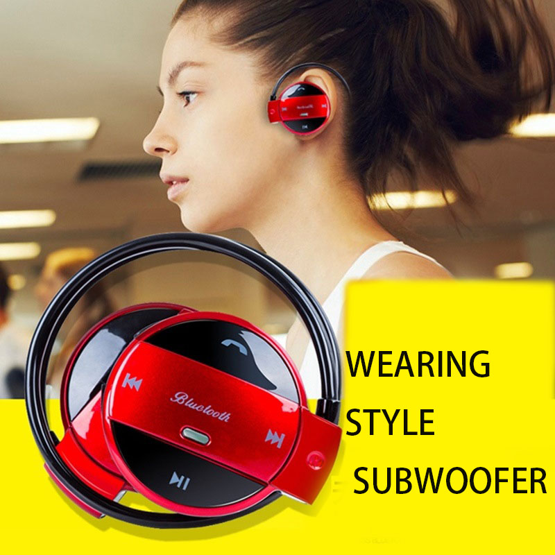 Post-hanging Bluetooth headset wireless movement Wearing style Card FM Radio stereo