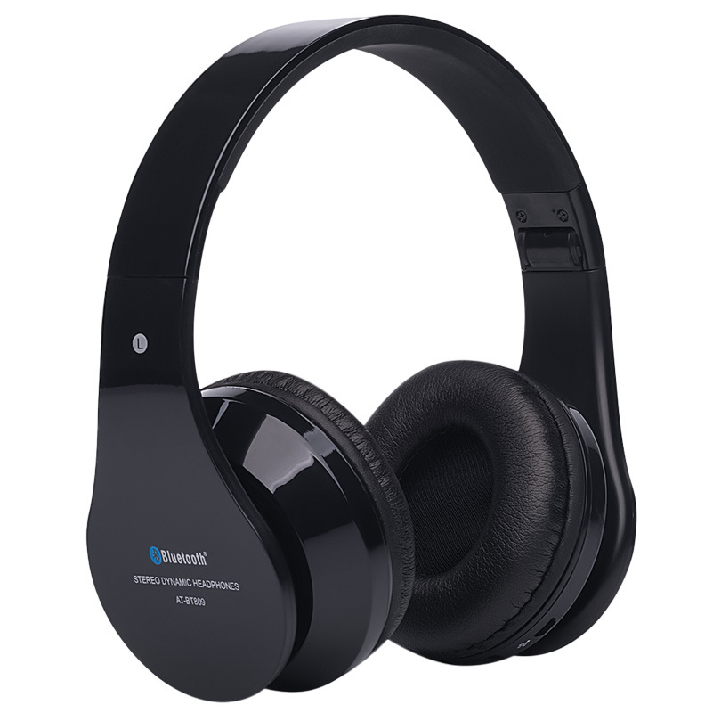 wireless Bluetooth headset Wearing style Insert TF card stereo FM Radio Foldable Mobile phone new
