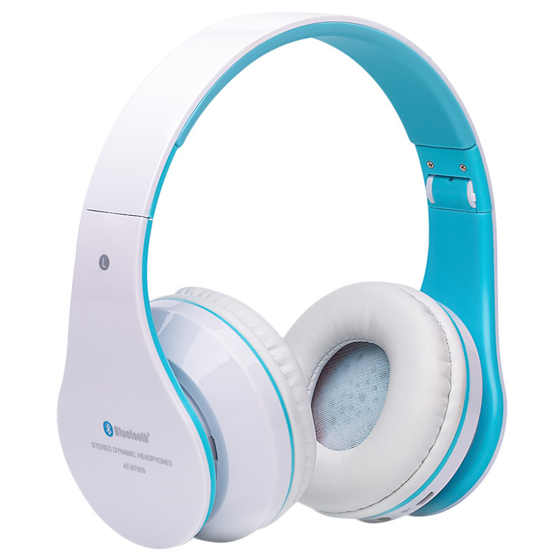 wireless Bluetooth headset Wearing style Insert TF card stereo FM Radio Foldable Mobile phone new
