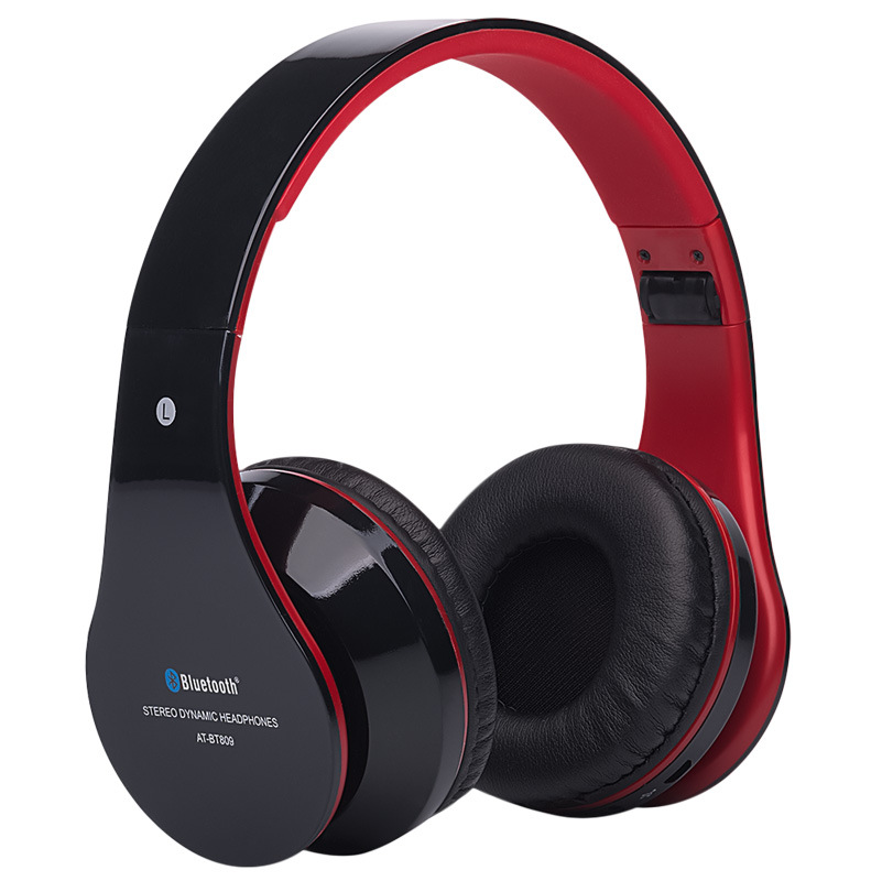 wireless Bluetooth headset Wearing style Insert TF card stereo FM Radio Foldable Mobile phone new