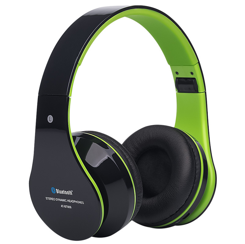 wireless Bluetooth headset Wearing style Insert TF card stereo FM Radio Foldable Mobile phone new