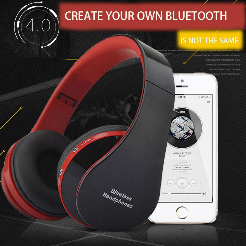 Wearing style  Bluetooth headset Foldable wireless stereo Mini movement headset new